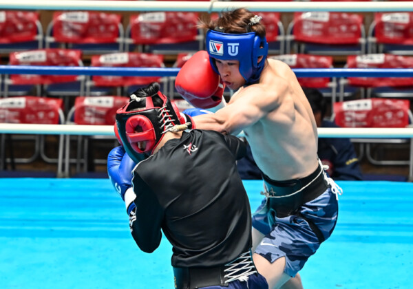 ボクシング“アマ13冠“の超ホープの堤駿斗（22、志成）がB級のプロテストを受験し非凡さをアピールした(写真・山口裕朗）