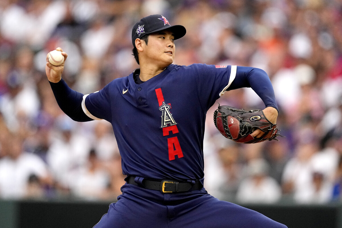 昨年の米球宴で大谷翔平は本塁打競争、本番での二刀流出場と続けて話題を独占した(写真・AP/アフロ）