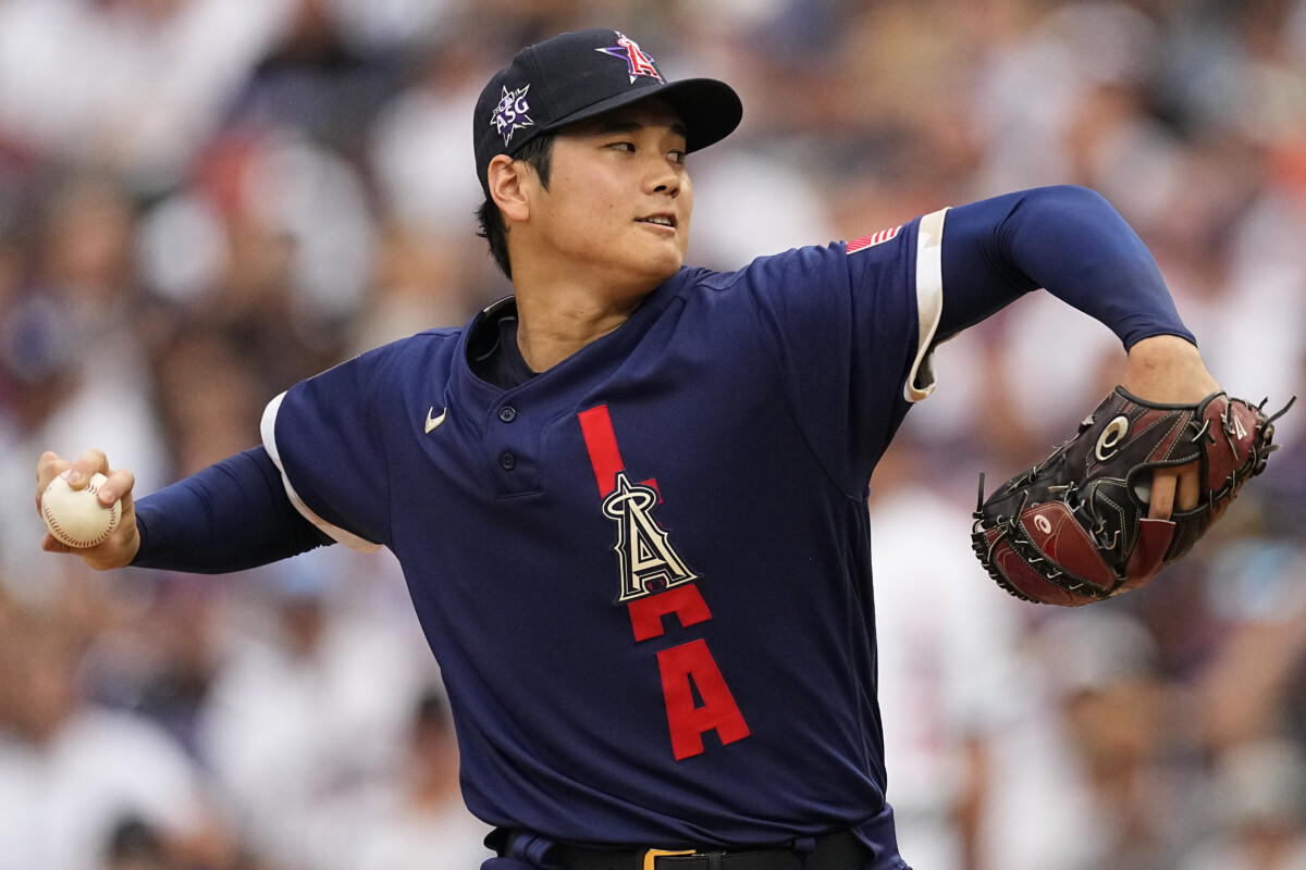 昨年の米球宴で大谷翔平は「投手・1番」で先発出場して歴史を塗り替えた(写真・AP/アフロ）