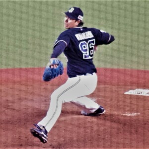 5回一死三塁で緊急救援したオリックス育成出身の宇田川勇希が連続三振でピンチを切り抜けて勝利投手(資料写真）