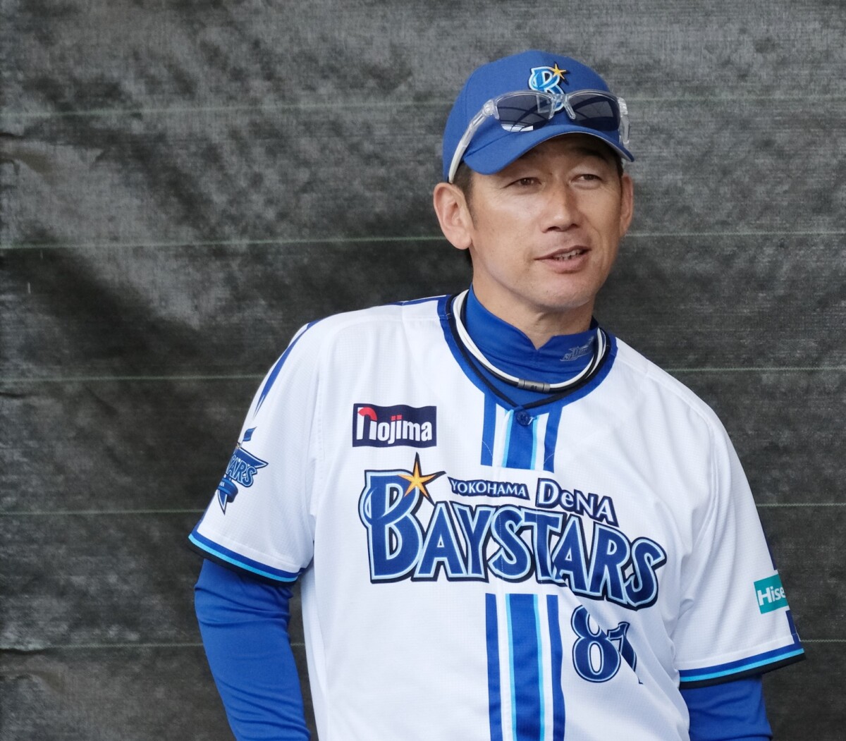 横浜DeNAの三浦監督がエースの今永に2回に命じた木浪への申告敬遠がゲームの流れを変えた(資料写真・黒田史夫）