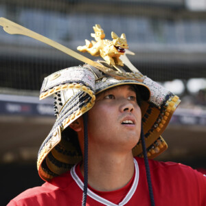 大谷翔平がタイガースとのダブルヘッダーで完封＆2本塁打のメジャー史上初の偉業を達成（写真・AP/アフロ）