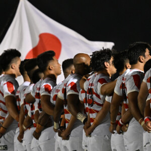 日本代表はフィジーに敗れ、W杯仏大会へ向けての強化試合の結果は1勝4敗と負け越した（写真：松尾/アフロスポーツ）