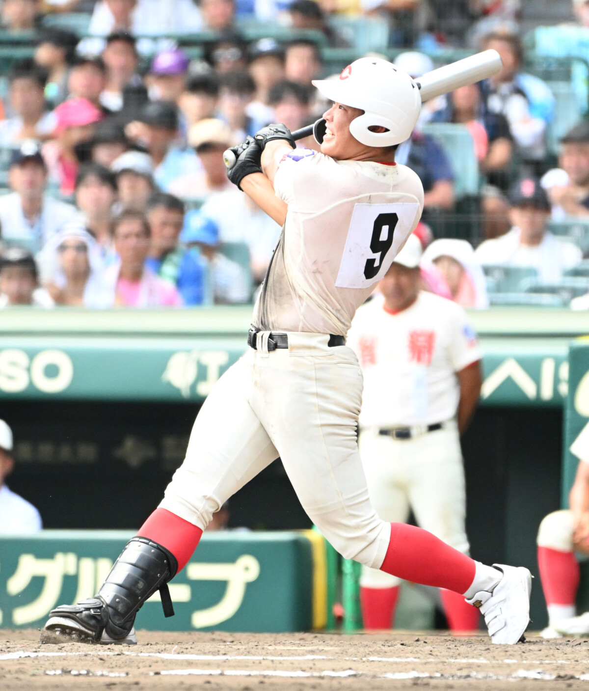 岡田阪神がドラフトで狙うのは夏の甲子園で活躍した智弁学園の松本大輝外野手だ（写真・日刊スポーツ/アフロ）