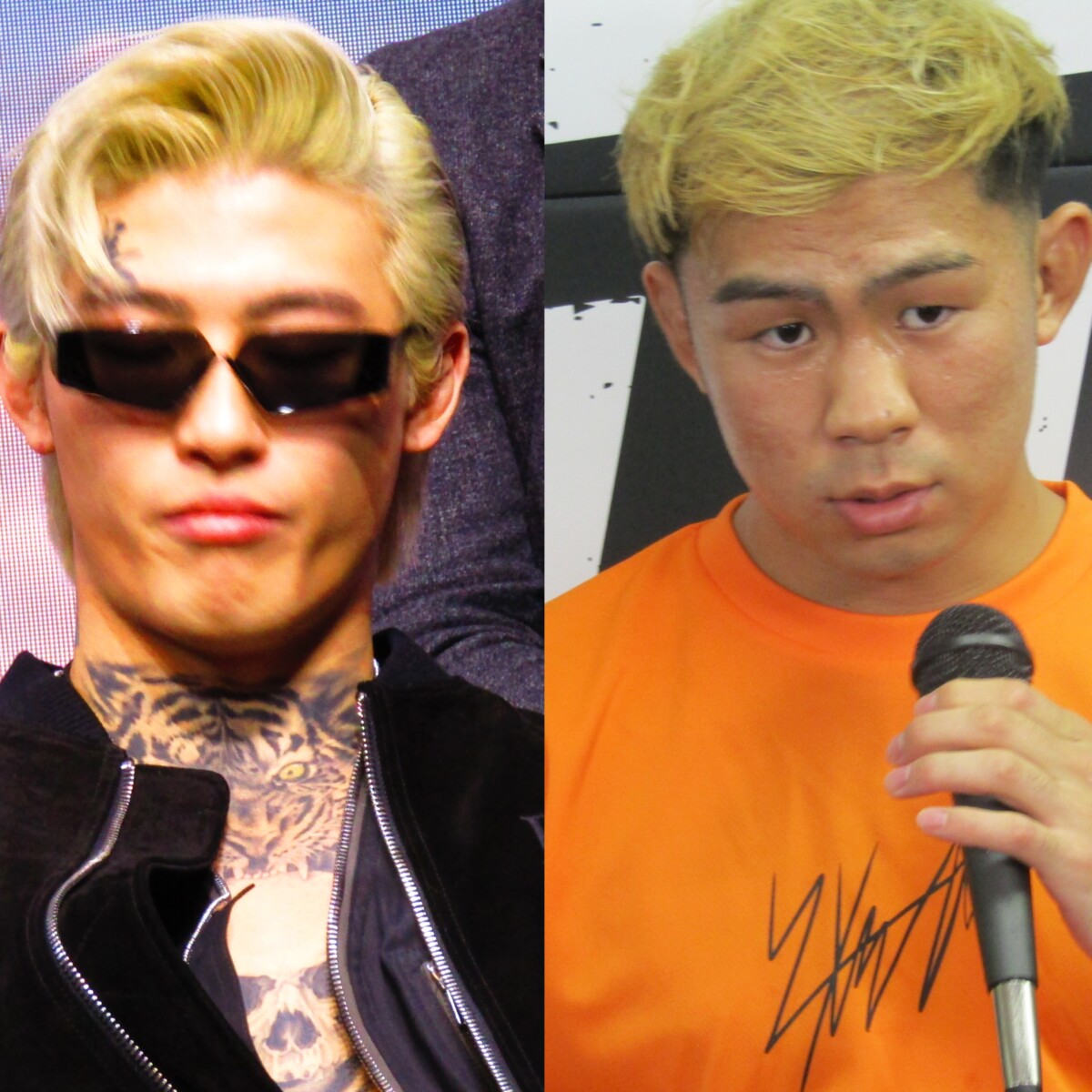 朝倉未来を衝撃TKOしたYA-MAN（右）の大晦日RIZINでの対戦相手は平本蓮（左）なのか？