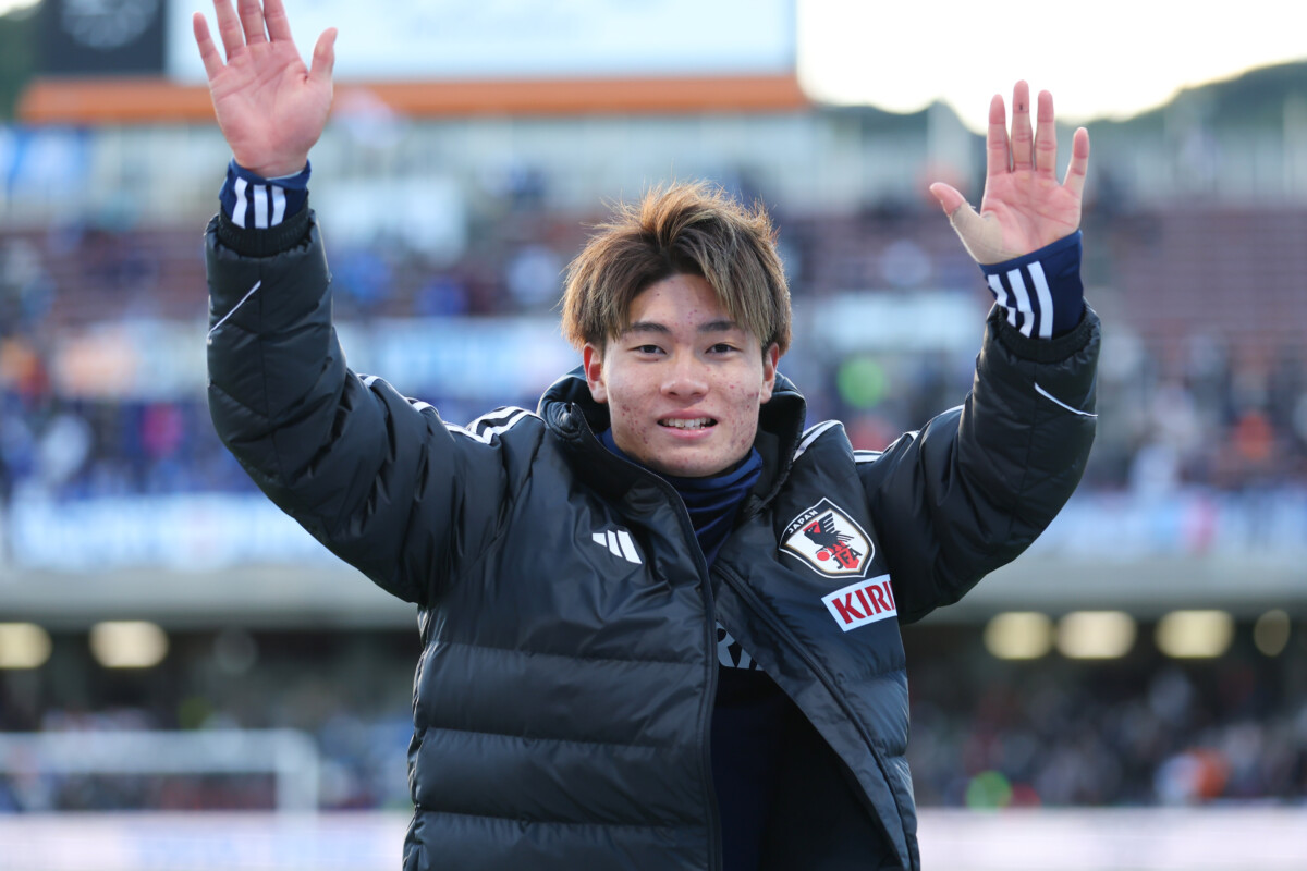 U-23日本代表の福田師王が所属する独ブンデスリーガ1部ボルシアMGでトップチーム昇格の大抜擢を受けた（写真：森田直樹/アフロスポーツ）