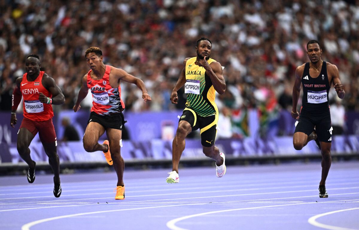 男子100m準決勝でサニブラウンは五輪での日本人初の9秒台となる9秒96を叩きだしたがファイナルには進めなかった（写真・ロイター/アフロ）