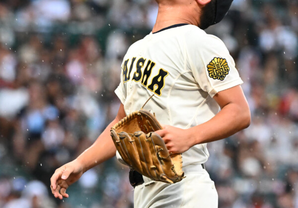 4試合で492球を投げた大社のエース馬庭は神村戦でついに力尽きた（写真・東京スポーツ/アフロ）