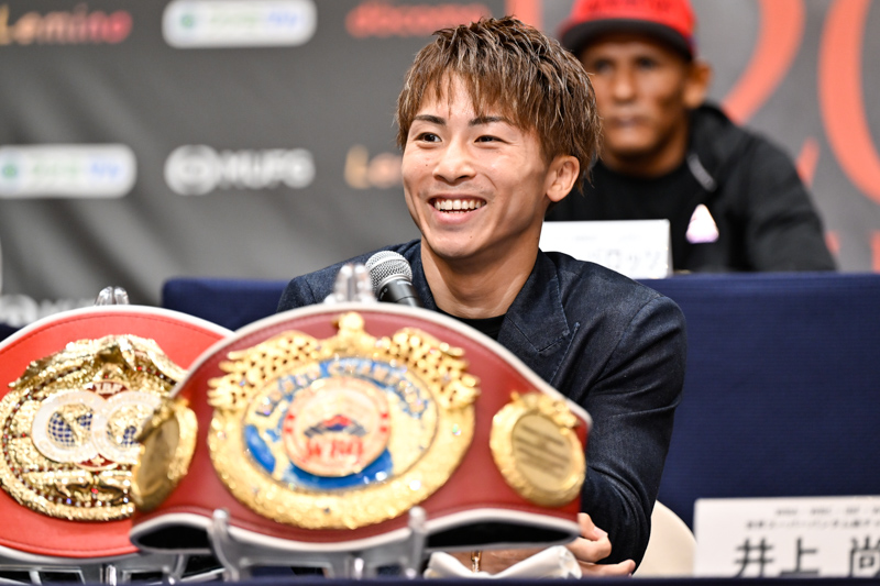 ドヘニー戦を3日後に控えた井上尚弥が意気込みを語る（写真・山口裕朗）