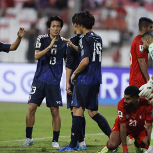 Ｗ杯アジア最終予選で森保ジャパンは敵地のバーレーン戦に5－0圧勝（写真・ロイター/アフロ）