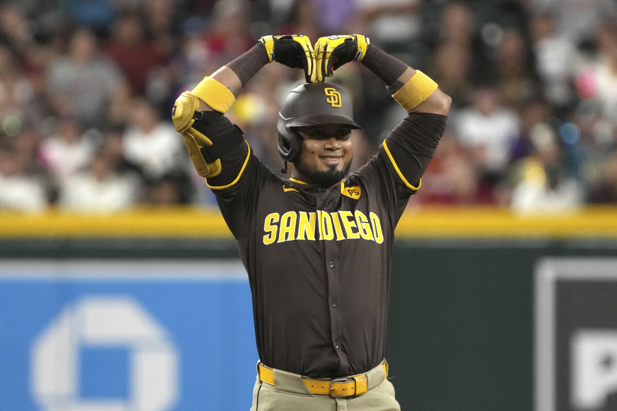 大谷翔平は打率首位のルイス・アラエス（パドレス）を最終戦で逆転できるのか（写真・AP/アフロ）