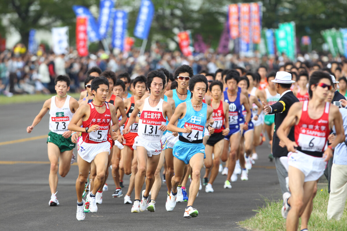 酷暑の中で開催された箱根駅伝の予選会で異変（写真：YUTAKA/アフロスポーツ）