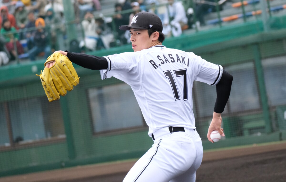 球界大御所がロッテ佐々木朗希のメジャー挑戦に苦言を呈した（写真・黒田史夫）