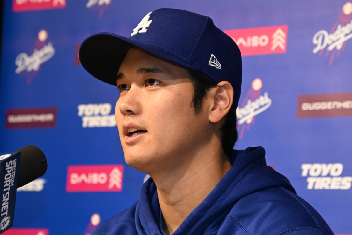 大谷翔平が全文英語でスピーチした（写真・ＡＰ/アフロ）