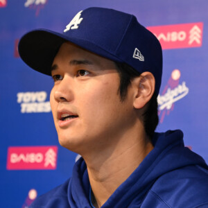 大谷翔平が全文英語でスピーチした（写真・ＡＰ/アフロ）