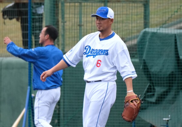 6日遅れでキャンプインした中日の中田翔が大減量に成功した（写真・黒田史夫）