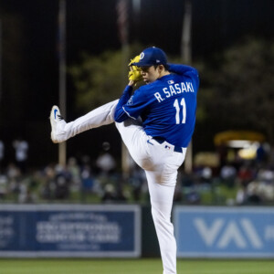 ドジャースの佐々木朗希がオープン戦で無失点デビュー（写真・ロイター/アフロ）