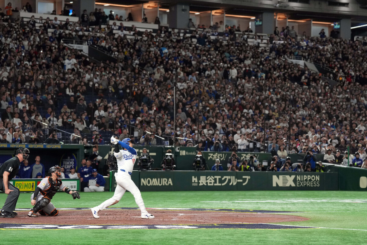 大谷翔平が巨人とのプレシーズンマッチで衝撃の凱旋弾（写真：Imagn/ロイター/アフロ）