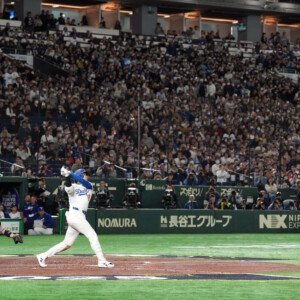 大谷翔平が巨人とのプレシーズンマッチで衝撃の凱旋弾（写真：Imagn/ロイター/アフロ）