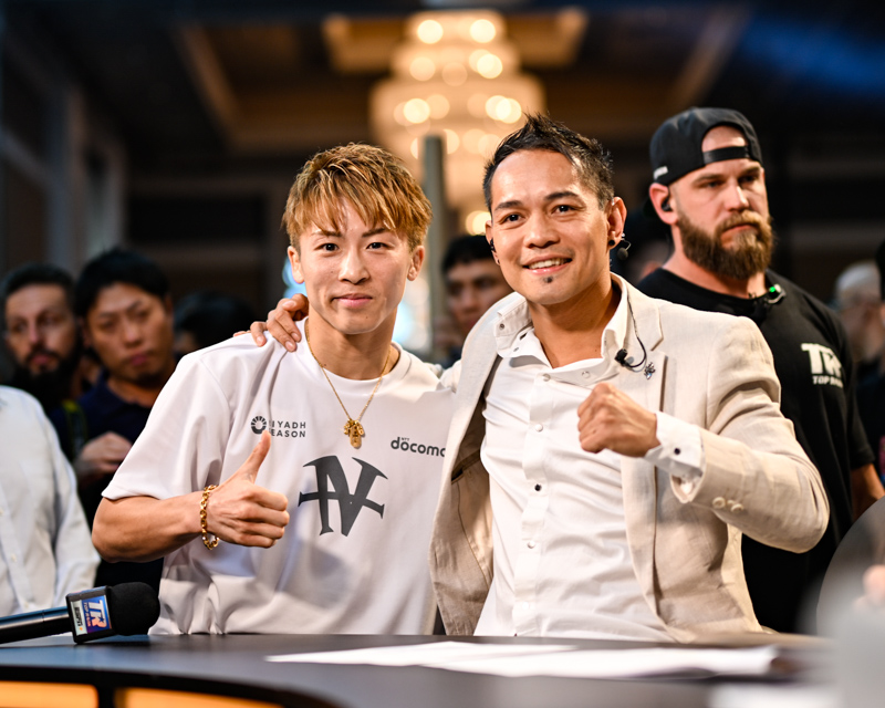ノニト・ドネアが井上尚弥に2つの苦言(写真・山口裕朗)