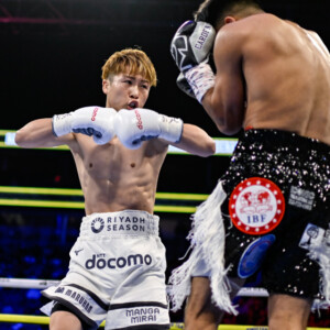 井上尚弥が「フェザー級が限界」と今後の階級アップについて考えを明かす（写真・山口裕朗）
