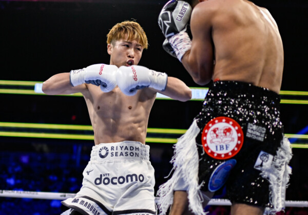 井上尚弥が「フェザー級が限界」と今後の階級アップについて考えを明かす（写真・山口裕朗）