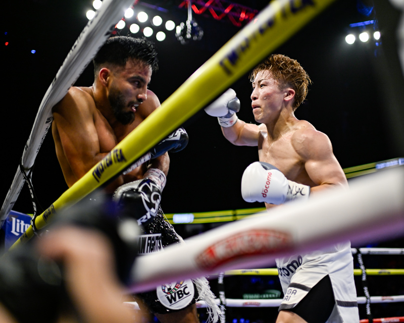 井上尚弥がカルデナスに逆転の8回TKO勝利(写真・山口裕朗)