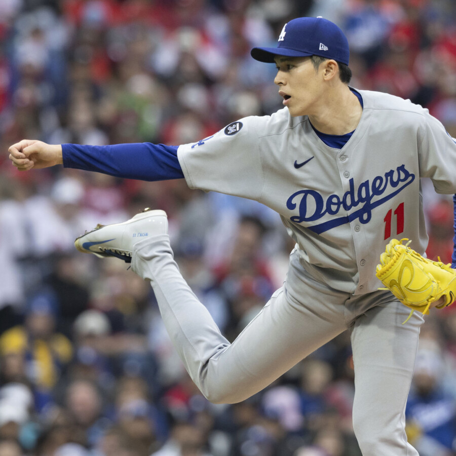 ドジャースの佐々木朗希がわずか8試合の先発でインピンジメント症候群による負傷者リスト入り（写真・AP/アフロ）