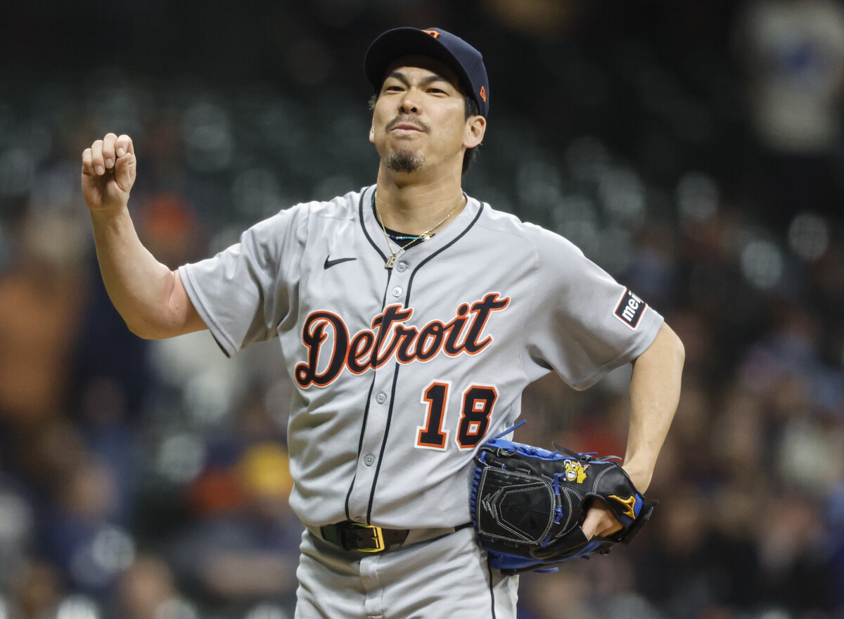 タイガースの前田健太が事実上の戦力外。今後の選択肢は?(写真・AP/アフロ)