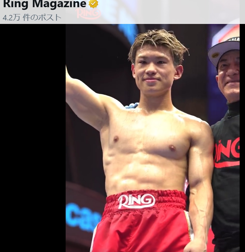 堤麗斗がNYで圧巻のプロデビューを飾る(リング誌公式Xより引用)