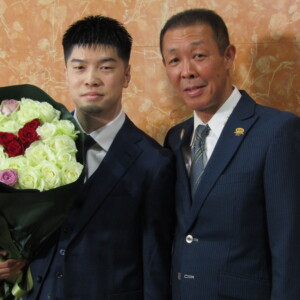 電撃引退を決めた田中恒成と畑中会長