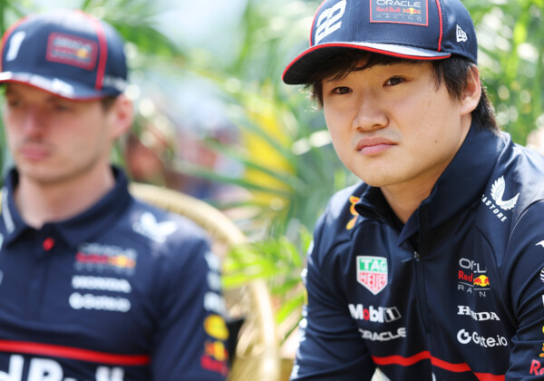 カナダGPで角田裕毅は記念の通算100レース目（写真・Getty Images / Red Bull Content Pool)