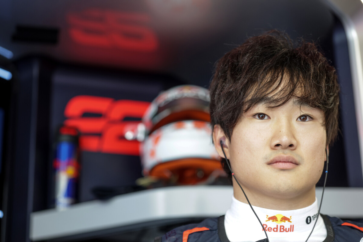 不振の続く角田裕毅がついに弱気発言…(写真・Getty Images / Red Bull Content Pool)