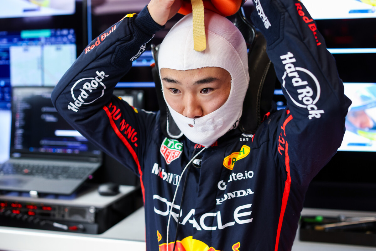 レッドブル角田裕毅がオーストリアGPのフリー走行2回目で7番手(写真・Getty Images / Red Bull Content Pool)