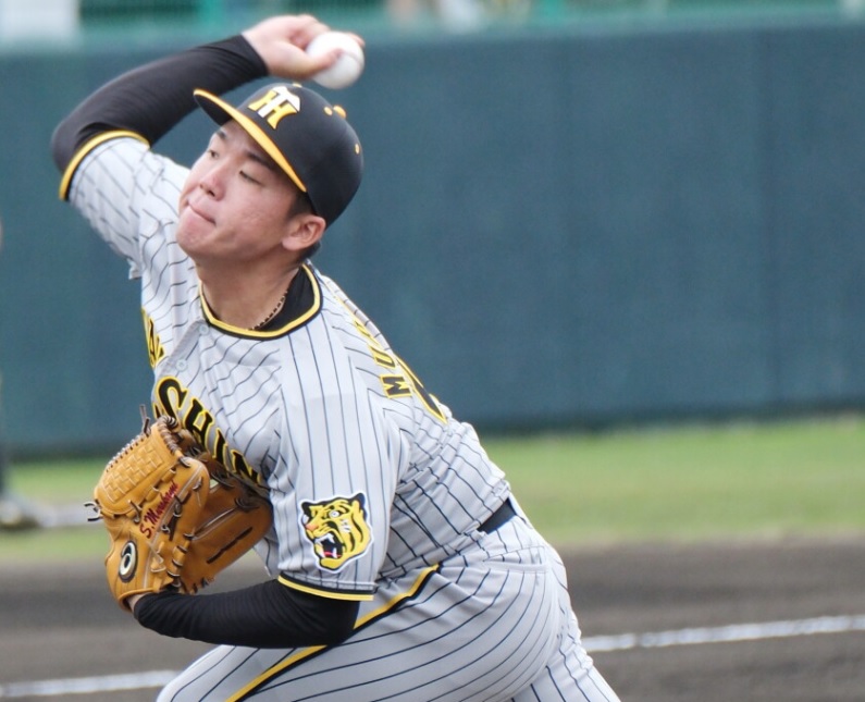 エースの村上頌樹も踏ん張れずに今季2敗目(過去の資料写真・黒田史夫)