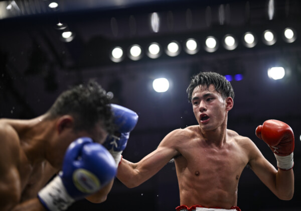 大橋ジムが誇る20歳の超ホープ、坂井優太が5試合連続ＫＯ勝利（写真・山口裕朗）