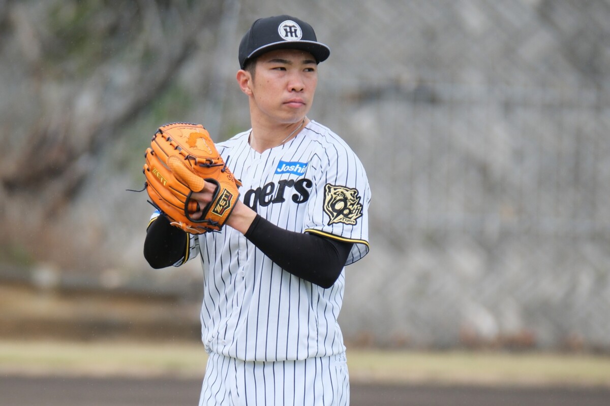 阪神の石井大智が40試合連続無失点のプロ野球新記録を樹立(資料写真・黒田史夫)