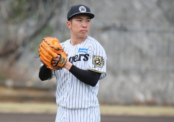 阪神の石井大智が40試合連続無失点のプロ野球新記録を樹立（資料写真・黒田史夫）