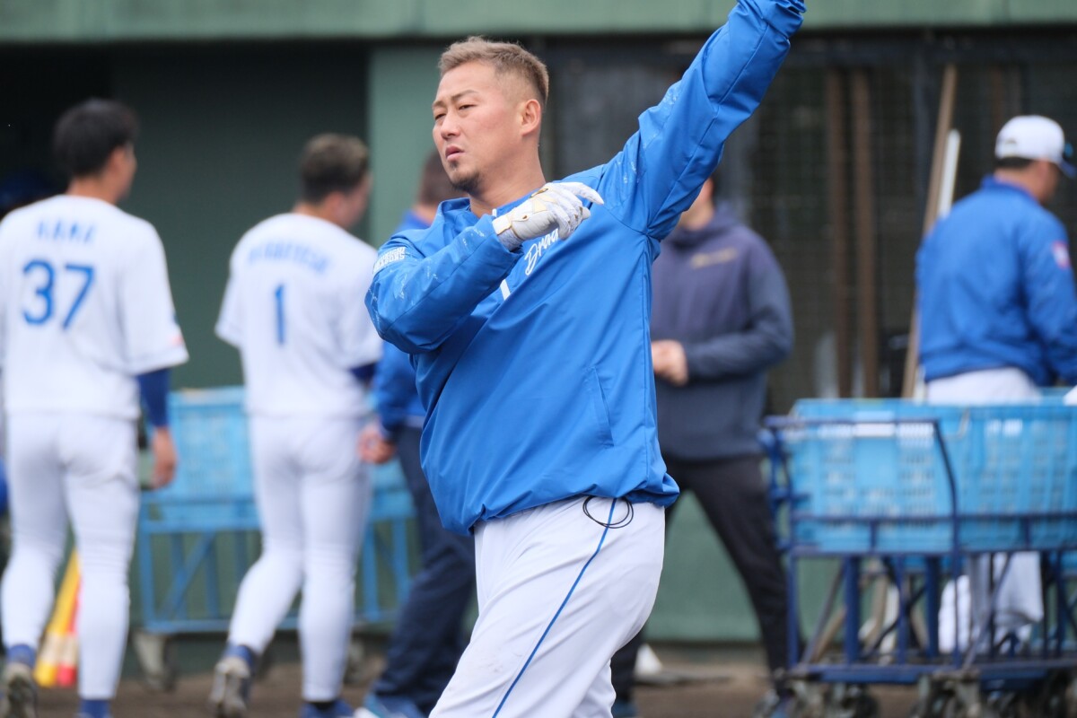 中日の中田翔が引退を発表（写真・黒田史夫）