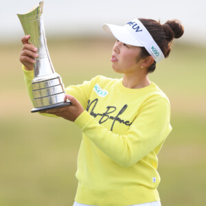 山下美夢有が全英女子オープンを制した。史上6人目の偉業だ（写真：PA Images/アフロ）