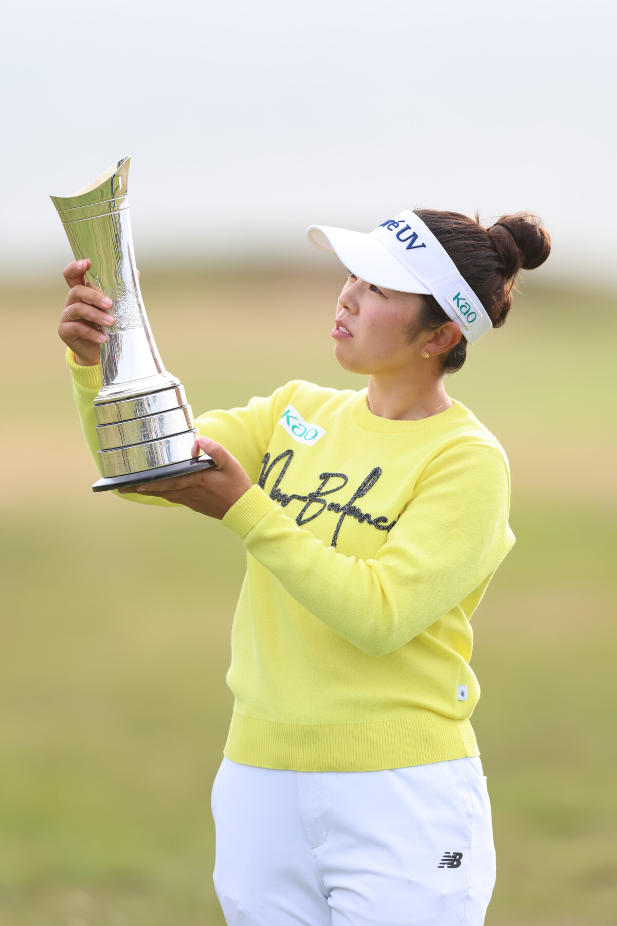 山下美夢有が全英女子を制覇する快挙(写真:PA Images/アフロ)