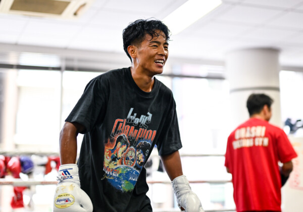 ＷＢＯ王者の武居由樹が公開練習（写真・山口裕朗）