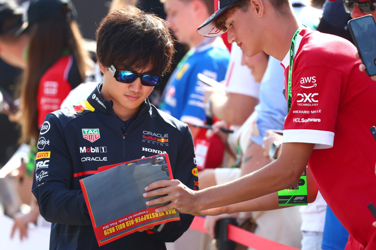 13位に終わったイタリアGPでもレッドブル角田裕毅の人気は抜群だった(写真・Getty Images / Red Bull Content Pool)