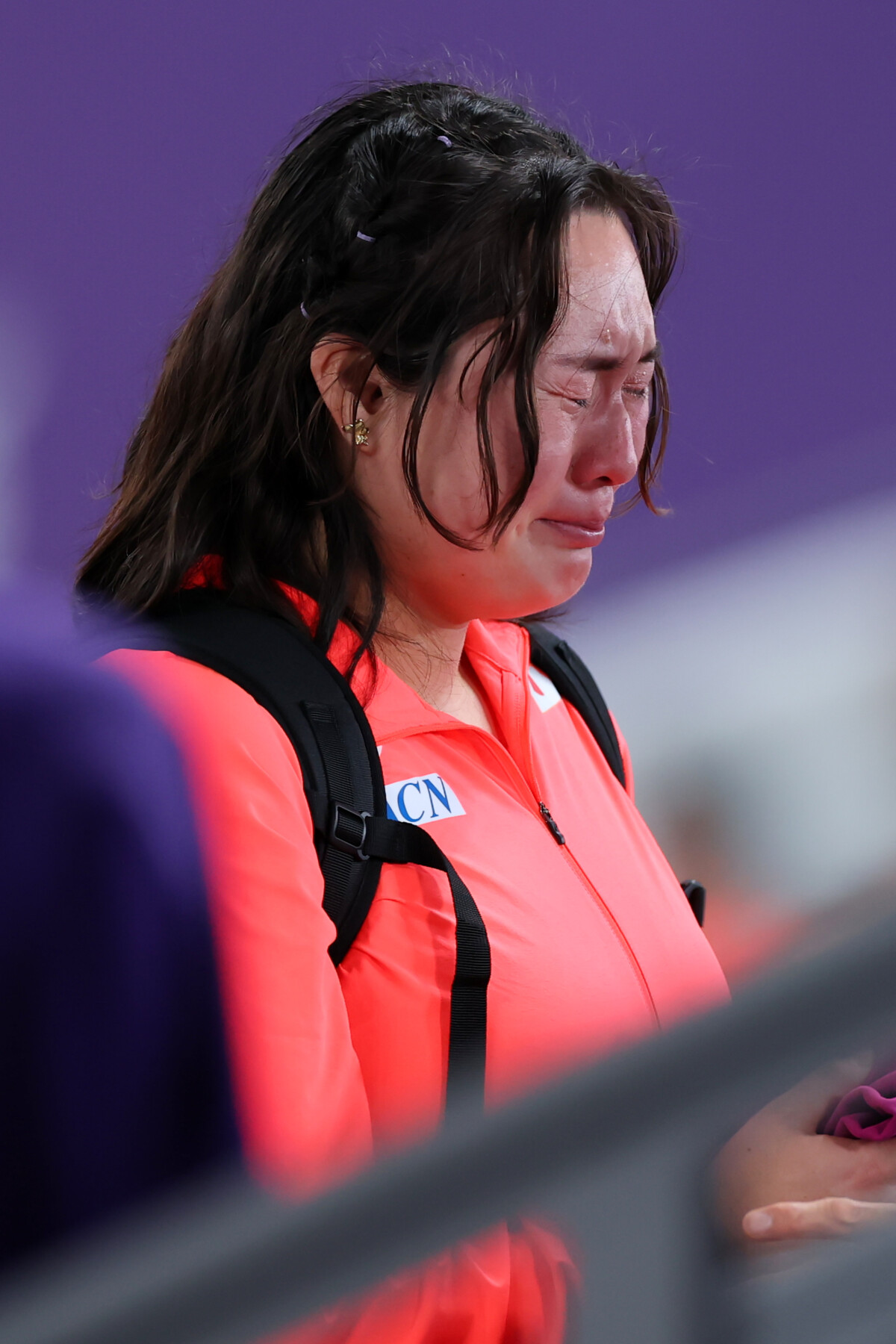 パリ五輪金メダリストの北口榛花がまさかの予選敗退(写真:長田洋平/アフロスポーツ)