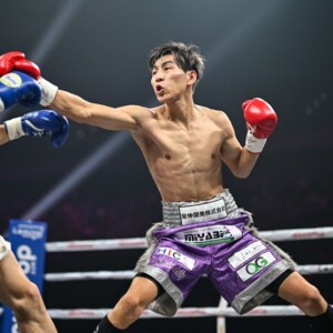井上尚弥の9.14の名古屋決戦でアフマダリエフに不測の事態が起きた場合のリザーブファイターに指名された前日本同級王者の下町俊貴（写真・山口裕朗）