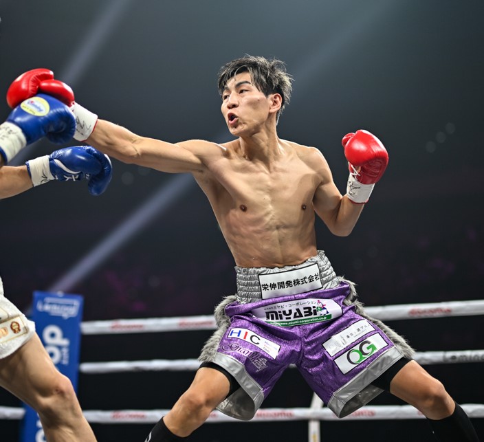 井上尚弥の9.14の名古屋決戦でアフマダリエフに不測の事態が起きた場合のリザーブファイターに指名された前日本同級王者の下町俊貴（写真・山口裕朗）