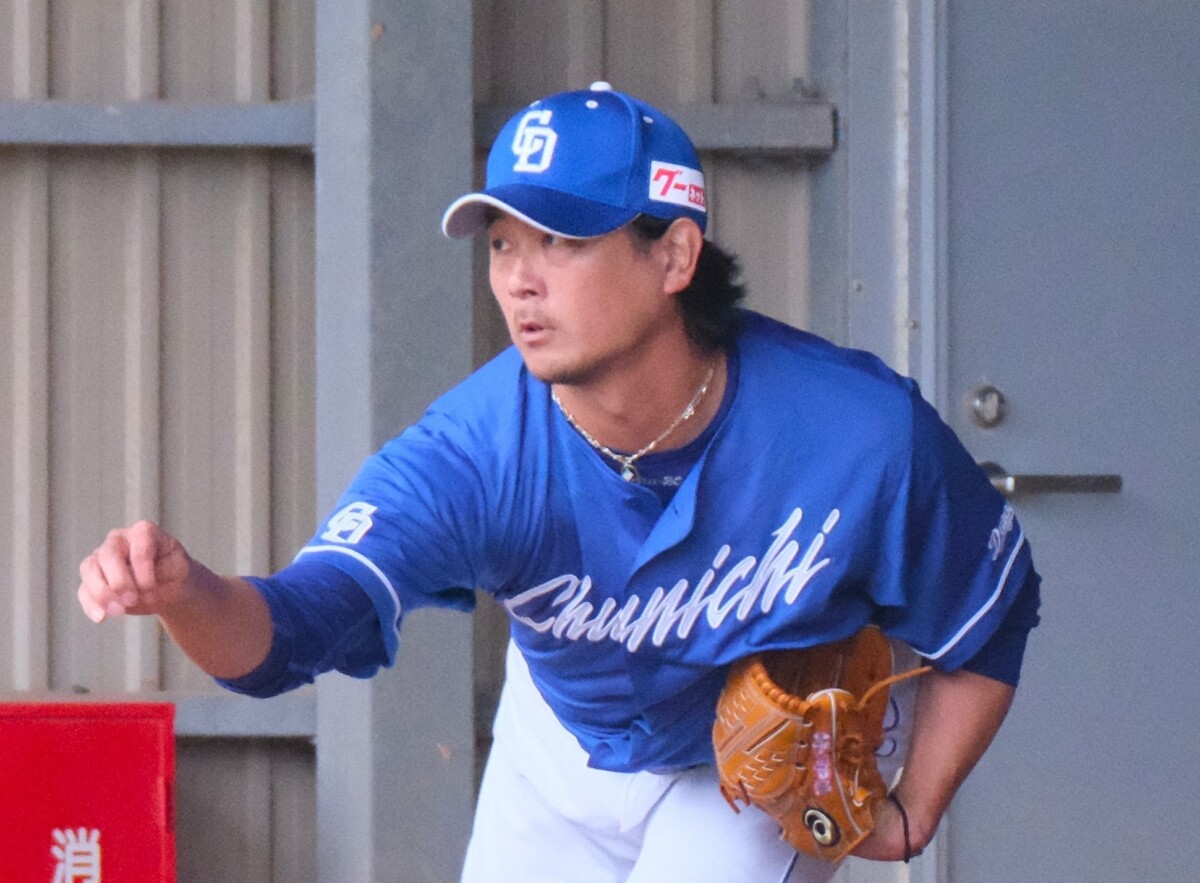 中日の39歳ベテラン涌井が珍しい3発打ち直しの満塁弾を許す（資料写真・黒田史夫）