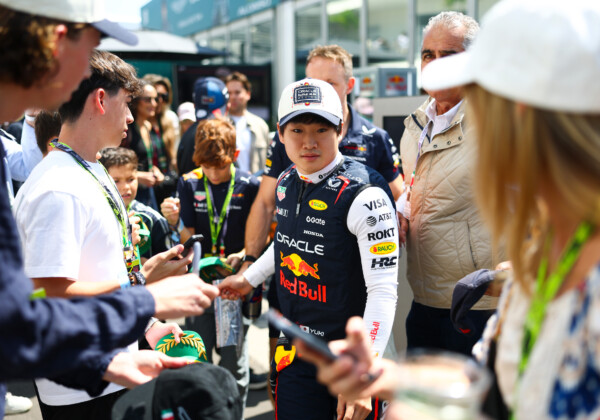 角田裕毅の人気はメキシコGPでも抜群だ（写真・Getty Images / Red Bull Content Pool)
