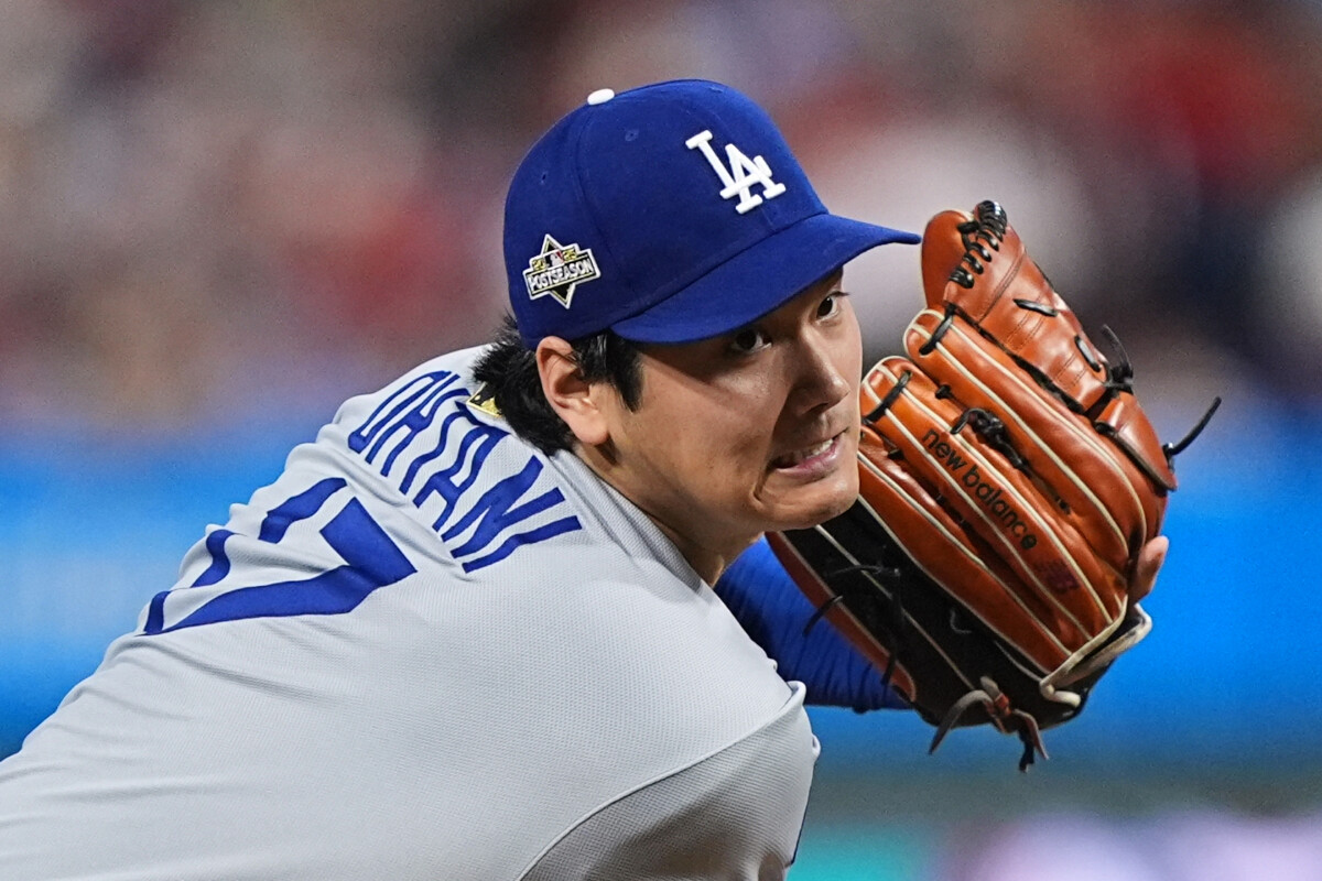 大谷翔平がＰＯＳ初登板となるフィリーズ戦で6回9奪三振3失点の圧巻投球（写真・ＡＰ/アフロ）