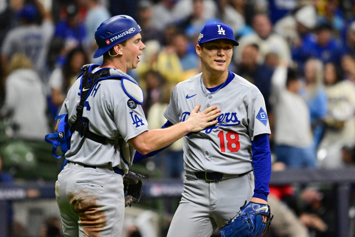 山本由伸がリーグ優勝決定シリーズの大舞台でメジャー初の1失点完投勝利(写真:Imagn/ロイター/アフロ)